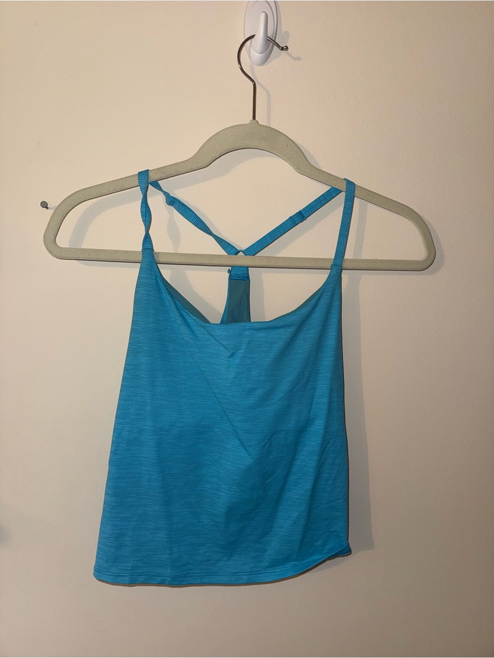 Outdoor Voices Turquoise Strappy Performance Tank